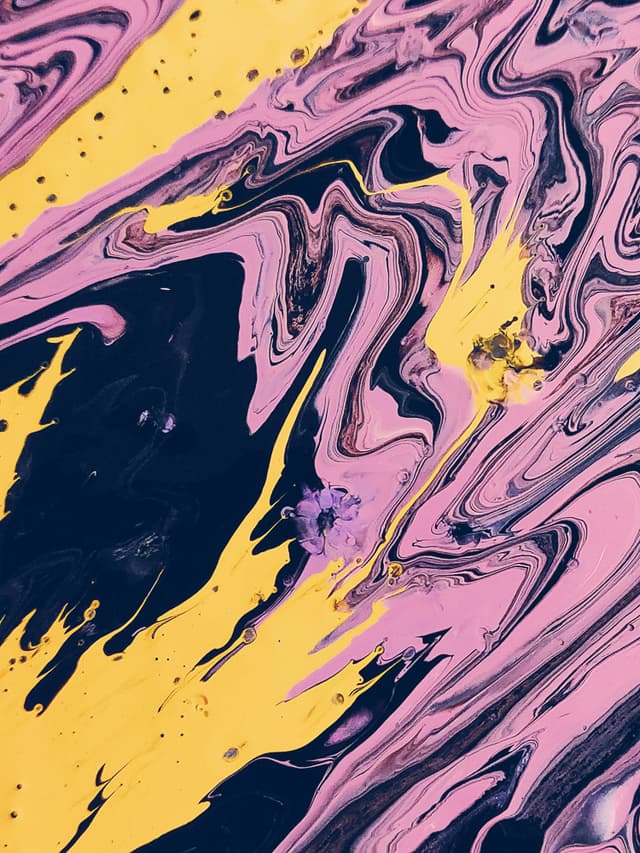 Pink on Yellow